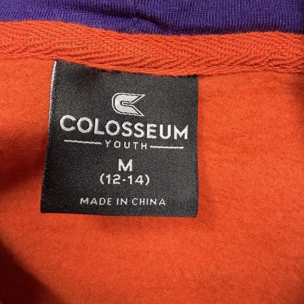 Clemson Tigers Stadium Athletic Youth Big Logo‎ Hoodie Medium (12/14) - Orange